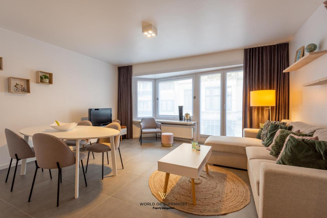 Spacious Apartment Closeby The Sea Up To 6 People! Ostende Exterior foto