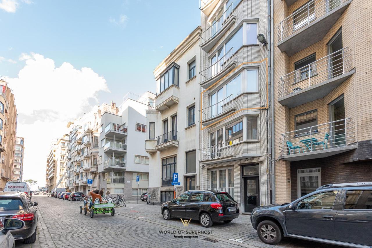 Spacious Apartment Closeby The Sea Up To 6 People! Ostende Exterior foto